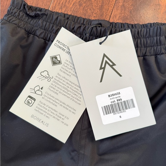 Black mid season rain/wind pants - Picture 2 of 2